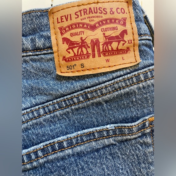 Levi’s 501 Skinny Button Fly Jeans - Picture 7 of 8